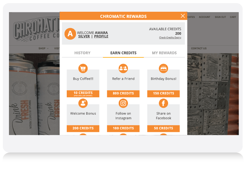 Chromatic Coffee Loyalty Porgram, Chromatic Coffee case study 2021